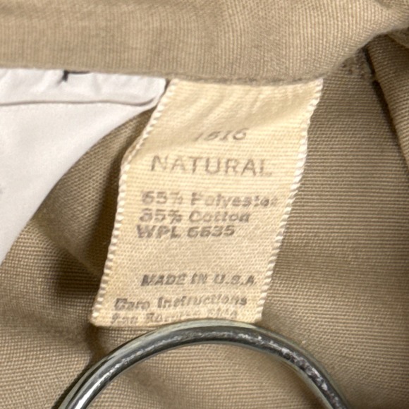 Vintage Woolrich Safari Field Jacket Shirt Mens Large Tan Utility Bush Hunting - Picture 5 of 8